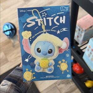 Disney Stitch Plush Toy Surprise Box - Blue and Cream